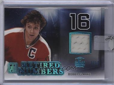 2016 Leaf In the Game Enshrined - Retired Numbers - Blue Spectrum #RN-05 - Bobby Clarke /10 [Uncirculated]
