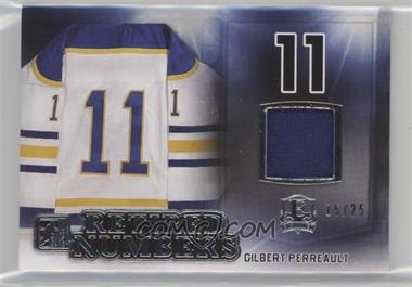 2016 Leaf In the Game Enshrined - Retired Numbers - Silver #RN-14 - Gilbert Perreault /25