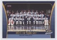 Toledo Walleye Team Photo and Checklist