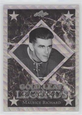 2017-18 Leaf - Gold Leaf Legends - Wave #GLL-18 - Maurice Richard /25