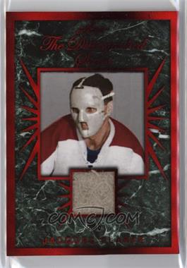 2017-18 Leaf - The Distinguished Series Materials - Red #DSM-07 - Jacques Plante /6