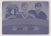 Scott Stevens , Glenn Anderson , Igor Larionov #/1