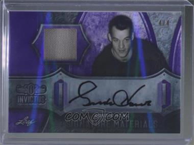 2017-18 Leaf Invictus - Signature Materials - Purple #SM-GH1 - Gordie Howe /4