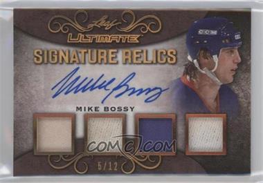 2017-18 Leaf Ultimate - Ultimate Signature Relics #SR-MB1 - Mike Bossy /12