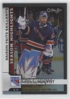 Season Highlights - Henrik Lundqvist #/100