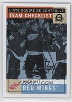 Team Checklist - Detroit Red Wings