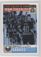 Team Checklist - Buffalo Sabres Team