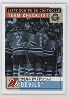 Team Checklist - New Jersey Devils Team