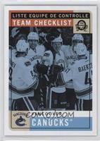 Team Checklist - Vancouver Canucks