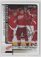 Team Checklist - Detroit Red Wings