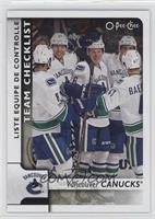 Team Checklist - Vancouver Canucks