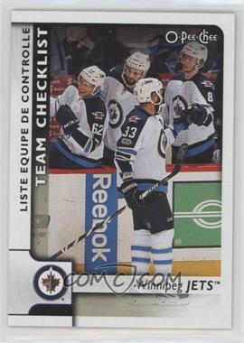 2017-18 O-Pee-Chee - [Base] #590 - Team Checklist - Winnipeg Jets Team