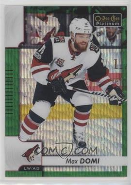 2017-18 O-Pee-Chee Platinum - [Base] - Emerald Surge #23 - Max Domi /10