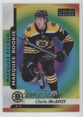 2017-18 O-Pee-Chee Platinum - [Base] - Rainbow Color Wheel #155 - Marquee Rookies - Charlie McAvoy