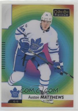 2017-18 O-Pee-Chee Platinum - [Base] - Rainbow Color Wheel #25 - Auston Matthews