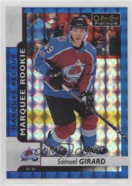 2017-18 O-Pee-Chee Platinum - [Base] - Royal Blue Cubes #164 - Marquee Rookies - Samuel Girard /99