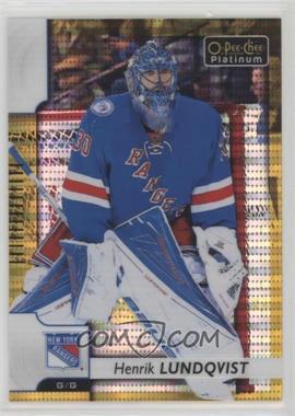 2017-18 O-Pee-Chee Platinum - [Base] - Seismic Gold #5 - Henrik Lundqvist /50