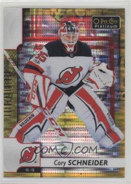 2017-18 O-Pee-Chee Platinum - [Base] - Seismic Gold #86 - Cory Schneider /50