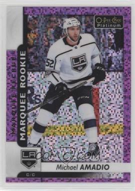 2017-18 O-Pee-Chee Platinum - [Base] - Violet Pixels #199 - Marquee Rookies - Michael Amadio