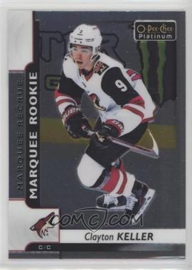 2017-18 O-Pee-Chee Platinum - [Base] #160 - Marquee Rookies - Clayton Keller