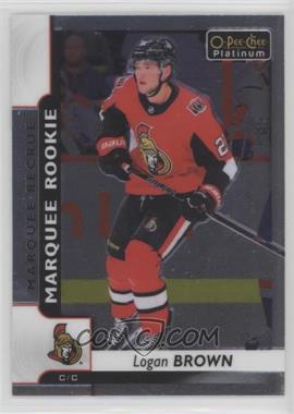 2017-18 O-Pee-Chee Platinum - [Base] #167 - Marquee Rookies - Logan Brown