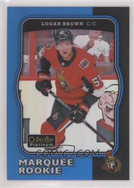 2017-18 O-Pee-Chee Platinum - Retro - Rainbow Blue #R-78 - Marquee Rookies - Logan Brown /149