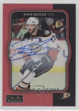 2017-18 O-Pee-Chee Platinum - Retro - Rainbow Red Autographs #R-42 - Ryan Kesler