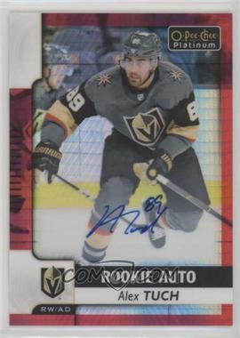 2017-18 O-Pee-Chee Platinum - Rookie Autos - Red Prism #R-AT - Alex Tuch /50