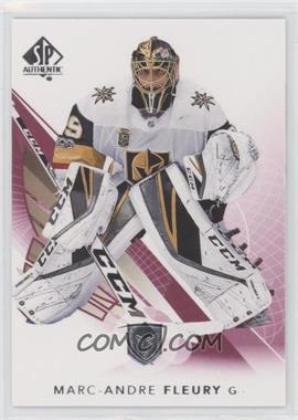 2017-18 SP Authentic - [Base] - Limited Red #31 - Marc-Andre Fleury