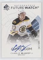 Autographed Future Watch - Charlie McAvoy #/999