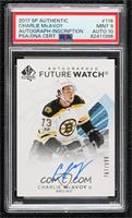 Autographed Future Watch - Charlie McAvoy [PSA 9 MINT] #/999