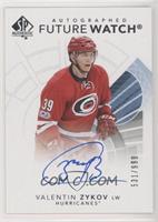 Autographed Future Watch - Valentin Zykov #/999