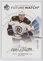 Autographed Future Watch - Jake DeBrusk (2018-19 SP Authentic Update) #/949