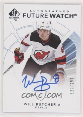 2017-18 SP Authentic - [Base] #170 - Autographed Future Watch - Will Butcher /999