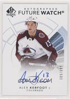 Autographed Future Watch - Alex Kerfoot #/999