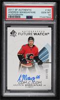 Autographed Future Watch - Andrew Mangiapane [PSA 10 GEM MT] #/9…