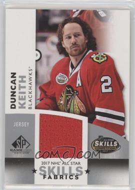 2017-18 SP Game Used - 2017 NHL All-Star Skills Fabrics #AS-DK - Duncan Keith