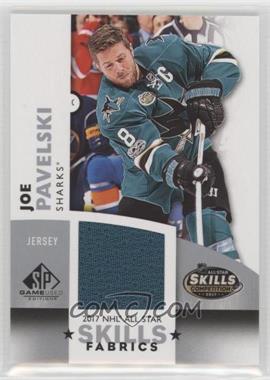 2017-18 SP Game Used - 2017 NHL All-Star Skills Fabrics #AS-JP - Joe Pavelski