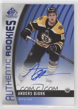 2017-18 SP Game Used - [Base] - Blue Autographs #110 - Authentic Rookies - Anders Bjork