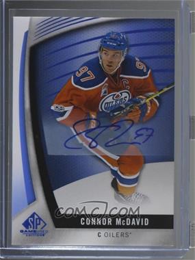 2017-18 SP Game Used - [Base] - Blue Autographs #77 - Connor McDavid