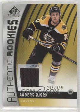 2017-18 SP Game Used - [Base] - Gold Jersey #110 - Authentic Rookies - Anders Bjork /399