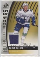 Authentic Rookies - Brock Boeser #/399