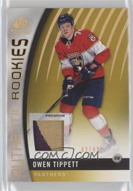 2017-18 SP Game Used - [Base] - Gold Spectrum Premium Materials #105 - Authentic Rookies - Owen Tippett /49