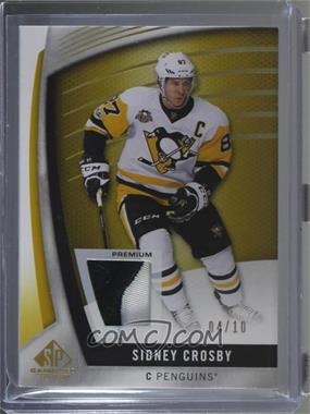 2017-18 SP Game Used - [Base] - Gold Spectrum Premium Materials #50 - Sidney Crosby /10