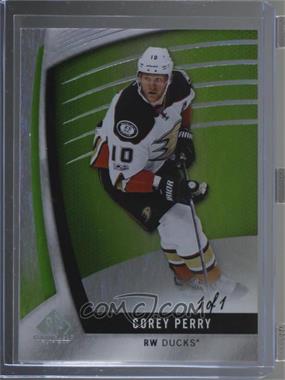 2017-18 SP Game Used - [Base] - Green Storm #6 - Corey Perry /1