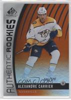 Authentic Rookies - Alexandre Carrier #/115