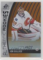 Authentic Rookies - Jon Gillies #/112