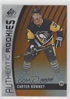 Authentic Rookies - Carter Rowney #/100