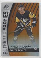 Authentic Rookies - Carter Rowney #/100