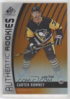 Authentic Rookies - Carter Rowney #/100